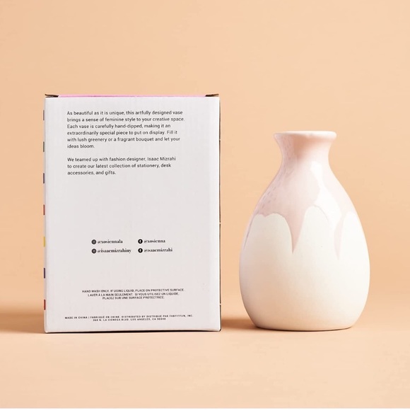 Isaac Mizrahi Loves Xo, Sienna Ceramic Decorative Vase - Picture 2 of 16